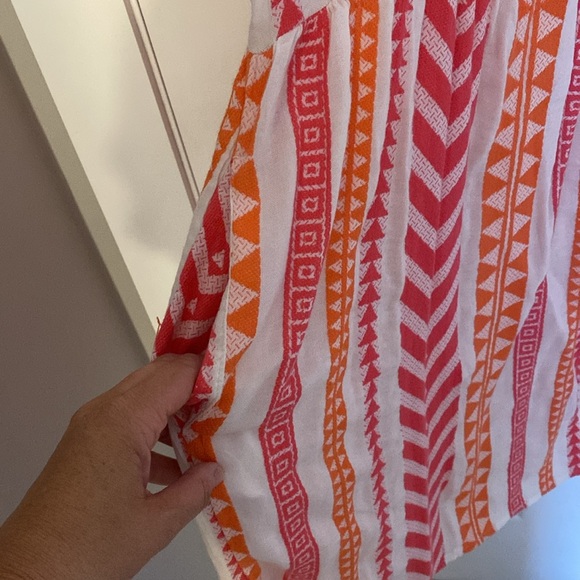 Old Navy mini dress pink and orange size M - Picture 5 of 7